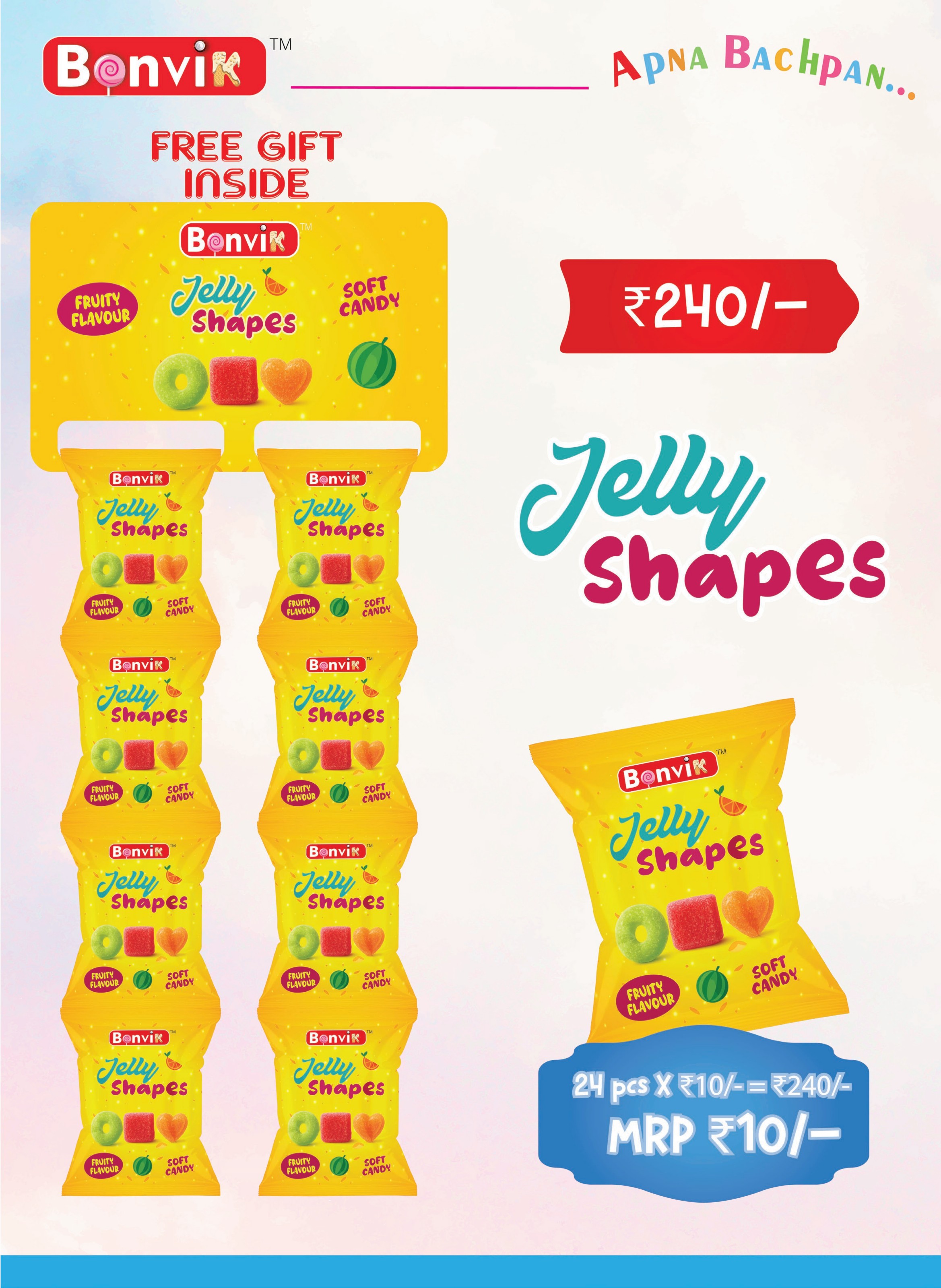 Bonvik Jelly Shapes pack